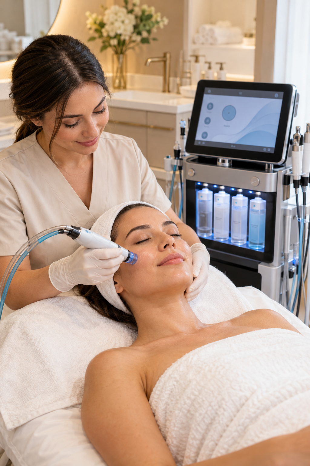 hydrafacial per il viso