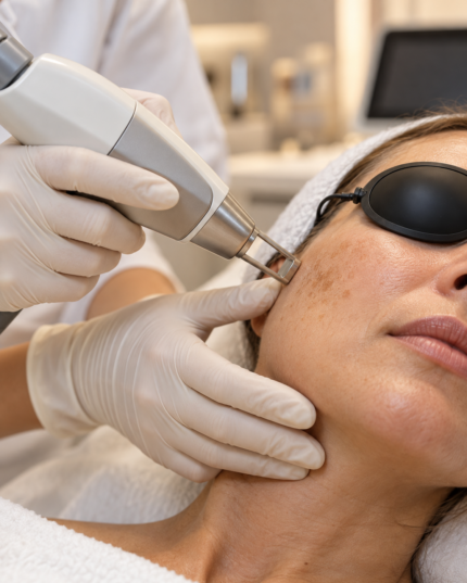 Laser macchie viso