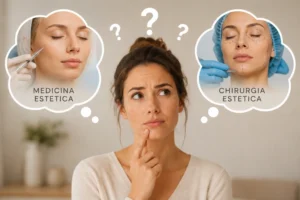 Paziente indecisa tra medicina estetica e chirurgia estetica